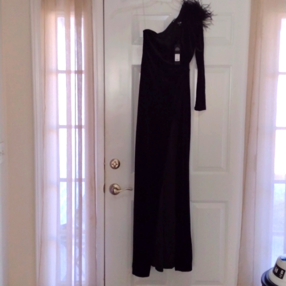 One More Night Velvet Maxi Dress